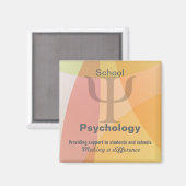 School Psychologie Making a Difference Magnet Magneet (Voorkant / Achterkant)