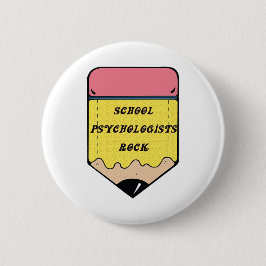 SCHOOL PSYCHOLOGIST ROCK RONDE BUTTON 5,7 CM