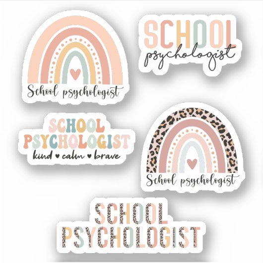 School Psychology-student | Schoolpsycholoog Sticker (Voorkant)