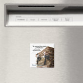 School psycholoog bergbeklimmer magneet (Insitu (Vaatwasser))