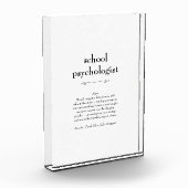 School Psycholoog Definitie Bedankt Gift Fotoblokken (Links)