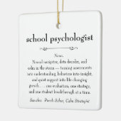 School Psycholoog Definitie Bedankt Gift Keramisch Ornament (Links)