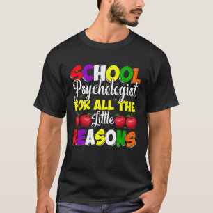 School psycholoog leraar psychologie expert Grap T-shirt