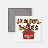 School regelt magneet (Voorkant / Achterkant)
