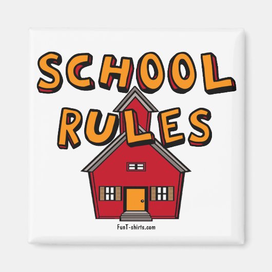 School regelt magneet (Voorkant)