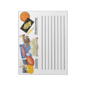 School Reunion Gastenboek Note Pad Notitieblok (Gedraaid)