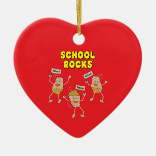 School Rocks Keramisch Ornament