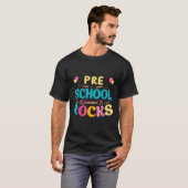 School Rocks Preschool Rocks Back To School  T-shirt (Voorkant volledig)