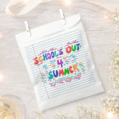 School’s out for summer bedankzakje (Geknipt)