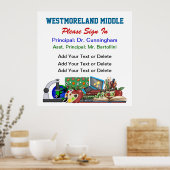 School Sign In Principal Poster - SRF (Keuken)