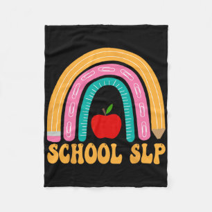 School Slp Regenboog Potlood Vrouwen Byck Naar Sch Fleece Deken