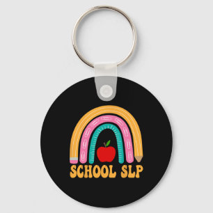 School Slp Regenboog Potlood Vrouwen Byck Naar Sch Sleutelhanger