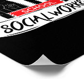 School Social Worker Hands Poster (Hoek)