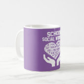 School Social Worker Koffiemok (Voorkant links)