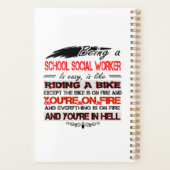 School Social Worker Planner Drôle cadeau pour les (Dos)