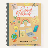 SCHOOL (SPIRAAL) NOTITIEBOEK (Voorkant)