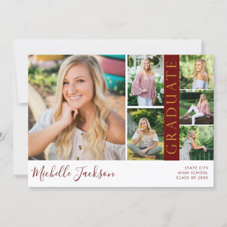 School Spirit 6 Foto Afstuderen Maroon G Announ Kaart