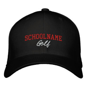 School Spirit Golf - geborduurd Pet - PERSONALIZE