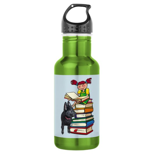 School Study Buddies Furry Friends Bottle, ZKA Waterfles (Voorkant)