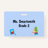 School Supply Teacher Aide Grade Department Badge (Voorkant)