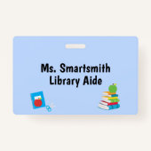 School Supply Teacher Aide Grade Department Badge (Achterkant)