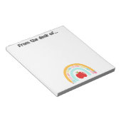 School thema notitieblok (Schuin)