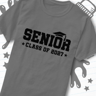 School trots Afstudeerjaar Eindexamenklas 2027 T-shirt