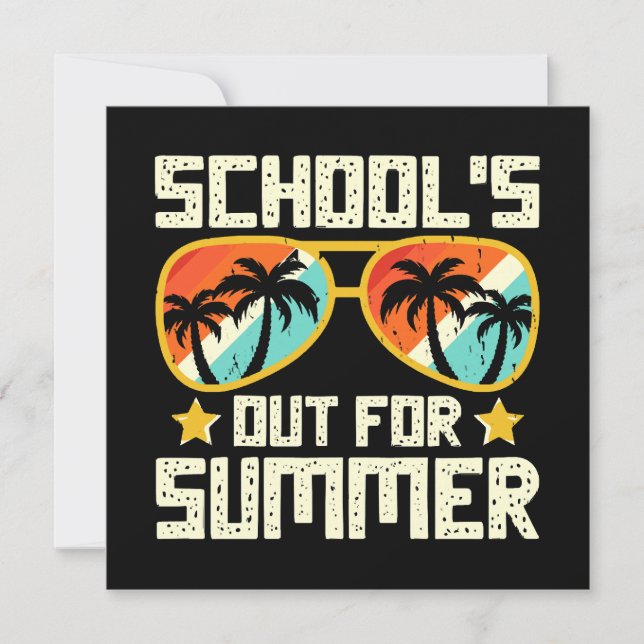 School uit voor de zomer (Voorkant)