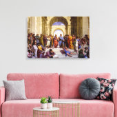 School van Athene door Raphael Canvas Kunstdruk (Insitu (Woonkamer))