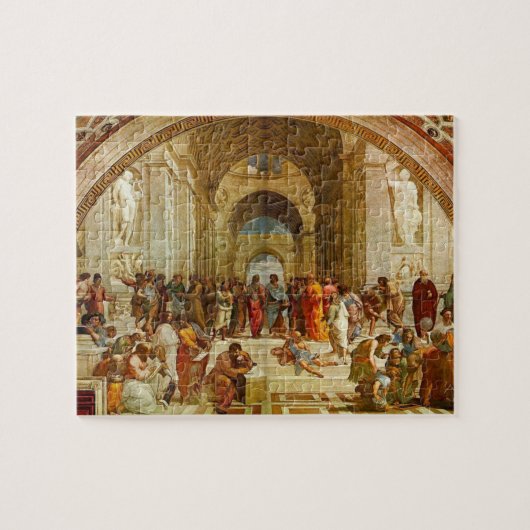 School van Athene door Raphael Legpuzzel (Horizontaal)