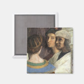 School van Athene door Raphael,  renaissance Magneet (Voorkant / Achterkant)