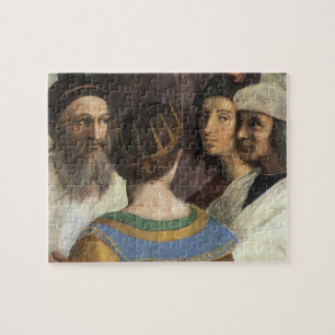 School van Athene door Raphael, Vintage Renaissanc Legpuzzel