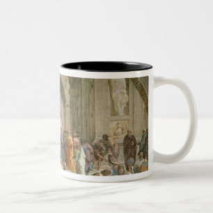 School van Athene van de Stanza della Tweekleurige Koffiemok