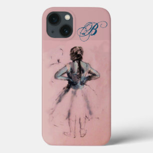 SCHOOL VAN DANS/BALLERINA BALLET DANCER MONOGRAM iPhone 13 HOESJE