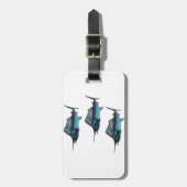 SCHOOL VAN KRACHT BAGAGELABEL (Voorkant verticaal)