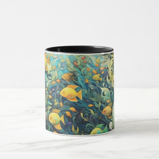 School van rifvissen mok (Midden)