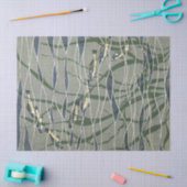 School van vissen in Kelp Tissuepapier (Craft)