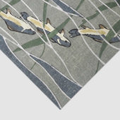 School van vissen in Kelp Tissuepapier (Detail)