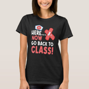 School Verpleegkundige Zorgverlener Student Nursi T-shirt