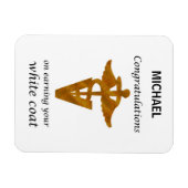 School Veterinary White Coat Ceremony Magneet (Horizontaal)