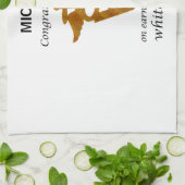 School Veterinary White Coat Ceremony Theedoek (Gevouwen)