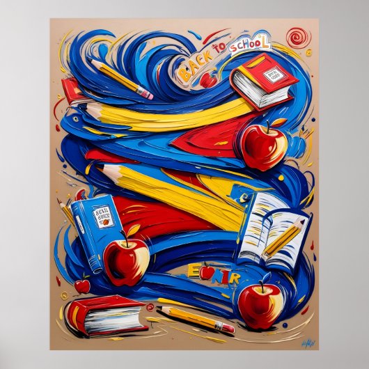 School Vibes Poster (Voorkant)