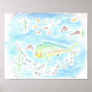 School vissen poster