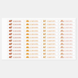 School voor de Kinder benaming Sun, Star, Heart en Labels