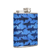 School voor grote witte haaien heupfles (Rechts)