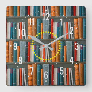 School voor leren en lezen van boeken - Bibliothee Vierkante Klok