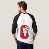 School voor Sarcasm Baseball T-shirt (Achterkant volledig)