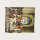 School voor schilderen in Athene Wandkleed (Voorkant (horizontaal))