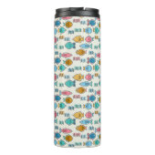 School voor visblokprints thermosbeker (Achterkant)