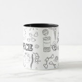 School Wetenschap Leraar Doodle Wetenschap Kunst K Mok (Midden)